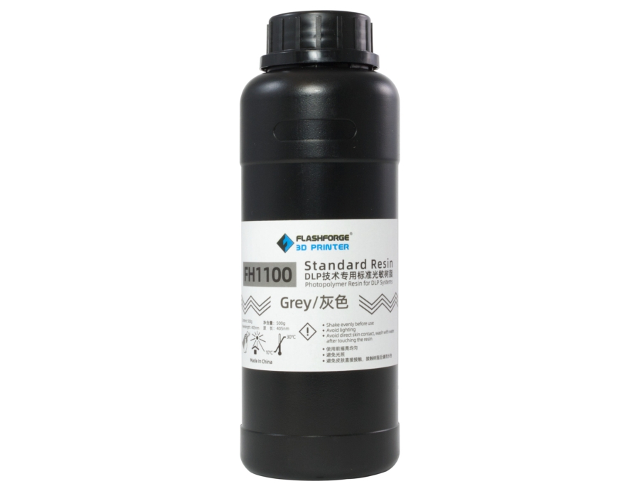 FH1100 Flashforge Standard Resin Grau 0.5 Kg